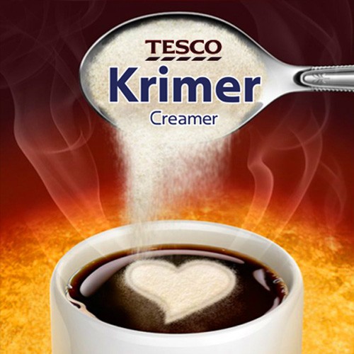 Branding designed for Malaysian Tesco creamer
