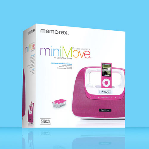 Packaging for Memorex products